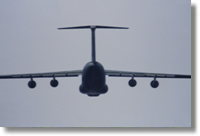 C-5 departing Osan, 1986