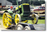 Brice on his 1928 Model D